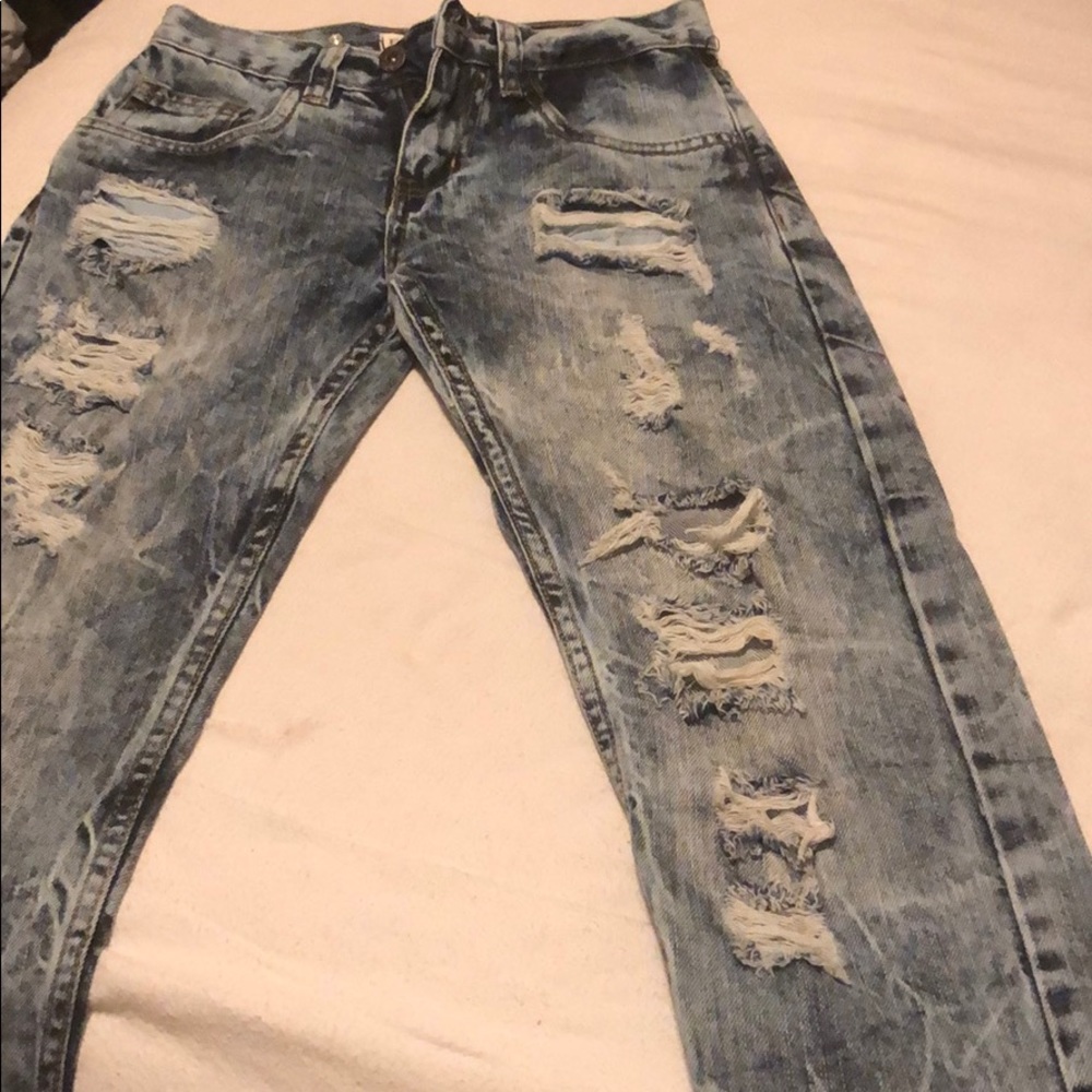 Boys ripped jeans